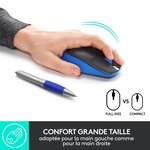 LOGITECH - Souris sans fil M190 Bleu