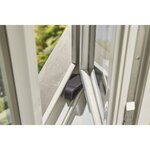 Mottez cale et butée de porte et fenêtre noir M035QNO