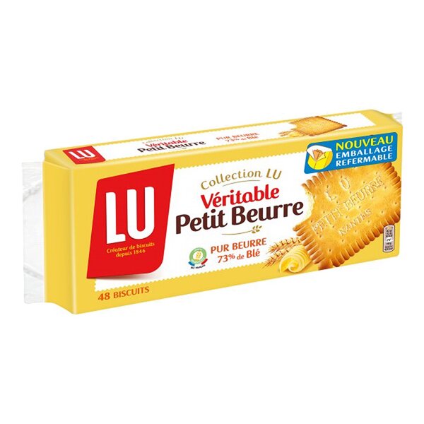LU Collection LU Véritable Petit Beurre Pur Beurre 73% de Blé 400g (lot de 6)