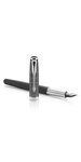 PARKER Sonnet Edition Spéciale "Great Expectations" Stylo Plume, Ciselé Noire Torsadé, Attributs or Rose, Plume Fine 18k