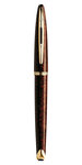 WATERMAN Carène Stylo plume, Ambre, plume moyenne 18K, encre bleue, Coffret cadeau