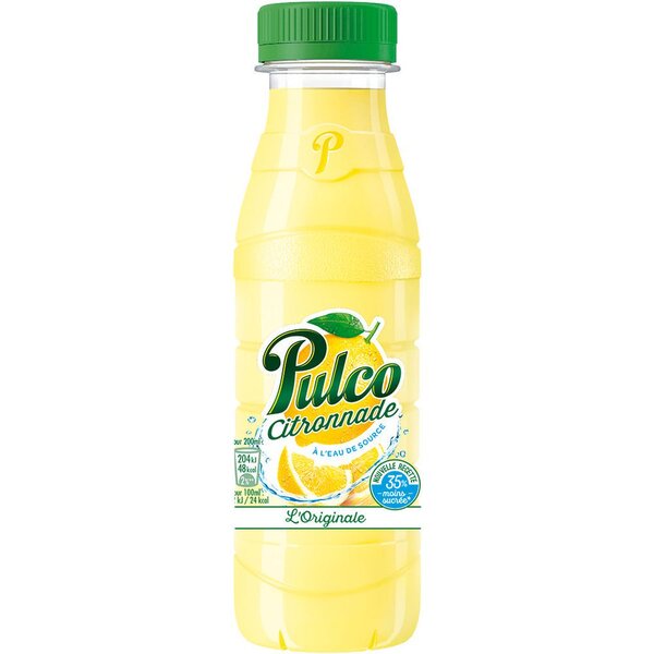 Citronnade à l'eau de source -Bouteille PET 33 cl (paquet 12 x 330 millilitres)