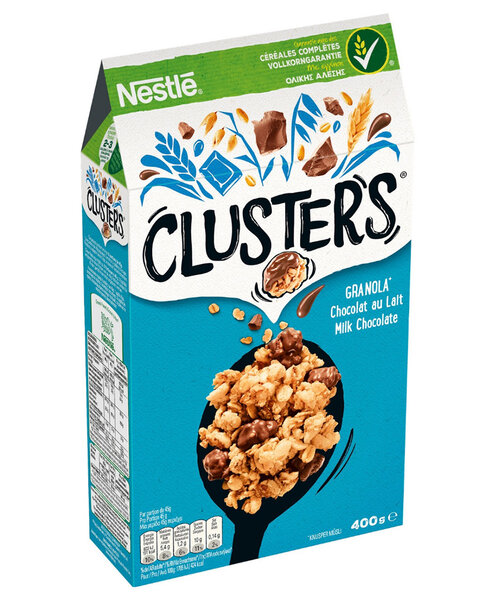 Nestlé Clusters Granola Chocolat Au Lait 400g (lot de 4)