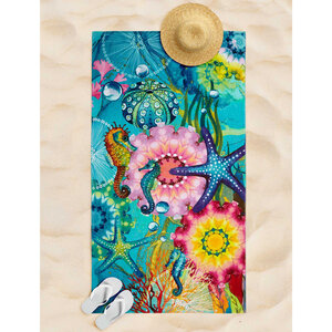 HIP Serviette de plage AMADA 100x180 cm Multicolore