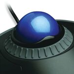Kensington Boule de commande avec anneau de défilement Noir et bleu