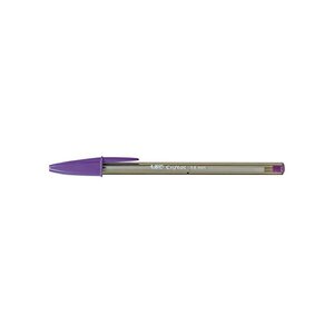 Stylo bille CRISTAL FUN 1,6 mm Pointe Large Encre Violette BIC