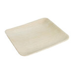 Plat carré en feuilles de palmier 250 mm - Fiesta Green - Lot de 100 - Feuilles de palmier