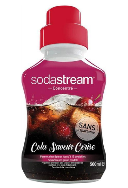 Sodastream Concentré Cola Saveur Cerise 500ml (lot de 4)