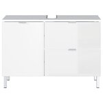 Germania Armoire de plancher sous-lavabo GW-Mauresa 34x80x56 cm Blanc