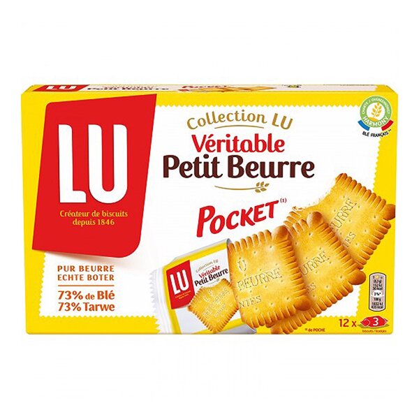 LU Collection LU Véritable Petit Beurre Pocket 300g (lot de 6)