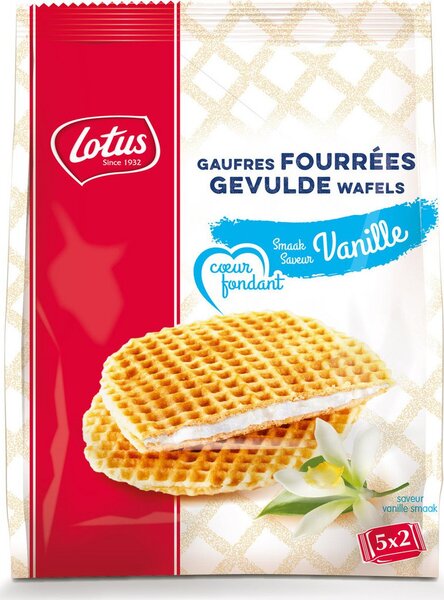 Lotus Gaufres Coeur Fondant Vanille