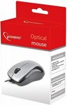 Souris Filaire Gembird MUS-U-002 (Noir/Argent)