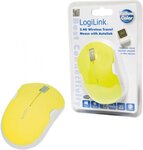 Souris sans fil Logilink ID0122 (Jaune/Blanc)