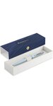 WATERMAN Allure Pastel Stylo bille, bleu pastel, recharge bleue pointe moyenne, Coffret cadeau