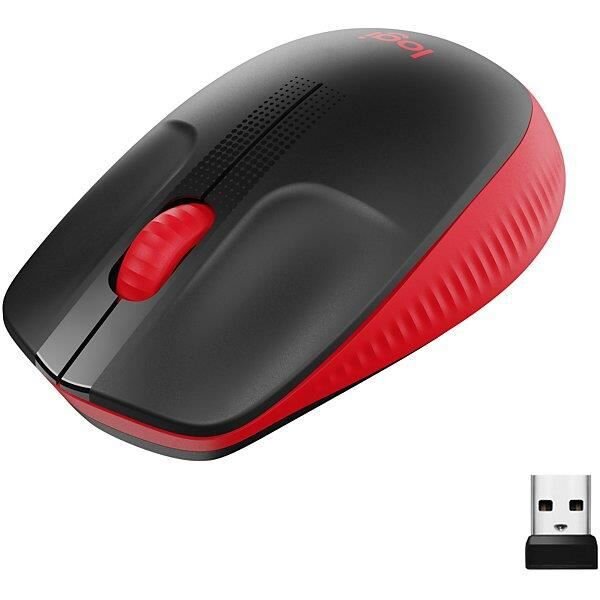 LOGITECH - Souris sans fil M190 Rouge