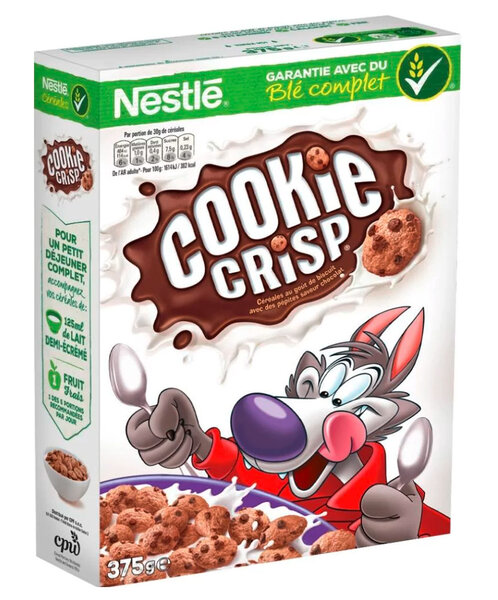 Nestlé Cookie Crisp 375g (lot de 4)