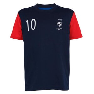 WEEPLAY T-shirt Football FFF Mbappe - Maillot Adulte 100% coton jersey