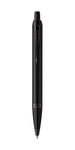 PARKER IM Monochrome Stylo bille, Noir Mat, recharge bleue pointe moyenne, Coffret cadeau