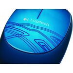 Souris filaire Logitech M105 (Bleu)