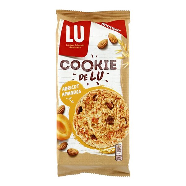 LU Cookie de LU Abricot Amandes 160g (lot de 6)