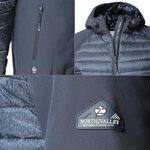 NORTHVALLEY Doudoune Fine Bi-Matiere Lenny - Homme - Marine