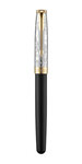 PARKER Sonnet Edition Spéciale stylo plume, Impression black, attributs dorés, plume fine 18K