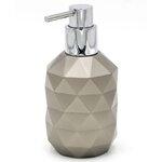 RIDDER Distributeur de savon Joyce Gris métallique 250 ml