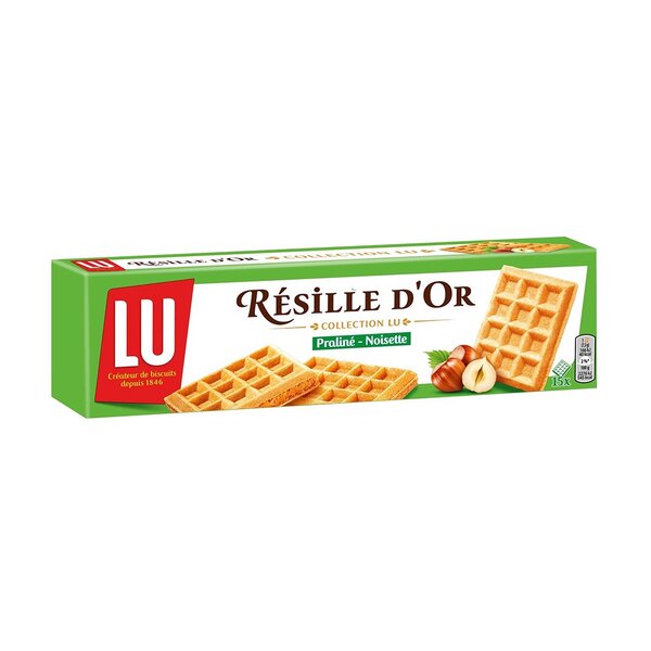LU Résille d’Or Collection Lu Praliné Noisette 110g (lot de 6)