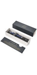 PARKER IM Stylo bille, bleu mat, recharge bleue pointe moyenne, Coffret cadeau