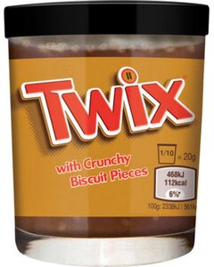 Twix Pâte à Tartiner With Crunchy Biscuit Pieces 200g (carton de 6)