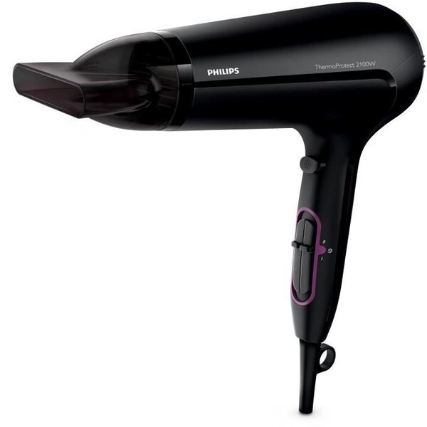 PHILIPS HP8204/10 Seche-cheveux DryCarre Advanced -ThermoProtect - 2100W - 6 vitesses / Températures - Noir