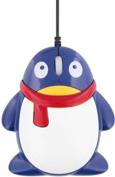 Souris filaire T'nB Kidy pour enfants (Thème Manchot)