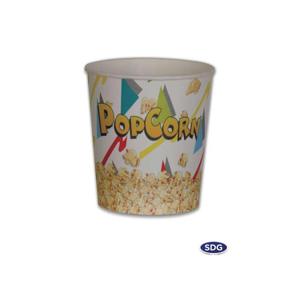 Lot de 150 Pots Pop-Corn en Carton 5580 ml - SDG - Carton biodégradable