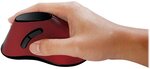 Souris sans fil LogiLink verticale pour droitier (Noir)/Rouge
