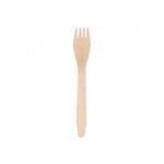 Lot de 25 Fourchettes en Bois 'pure' 165 mm Bio PAPSTAR
