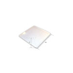 Lot de 400 Couvercles Coupole en PLA Biodégradable Transparent pour Assiette - SDG - Acide polyactique (PLA)