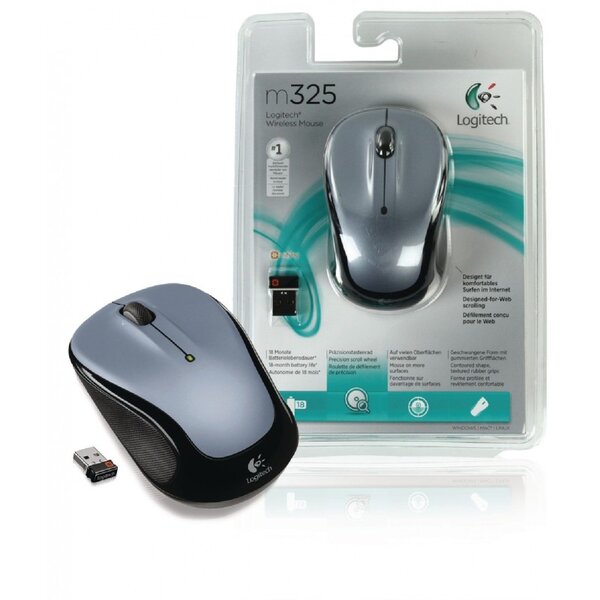 Souris sans fil argent M325