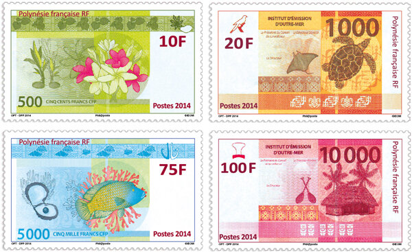 Polynésie française - Série Nouveaux billets en francs CFP