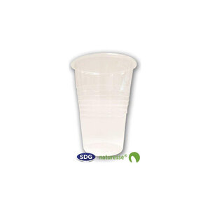 Gobelet Jetable en PLA Transparent Biodégradable 220 ml - SDG - Lot de 2000 - Acide polyactique (PLA)