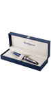 WATERMAN Expert stylo bille, bleu profond, pointe moyenne, attributs dorés, recharge bleue, écrin