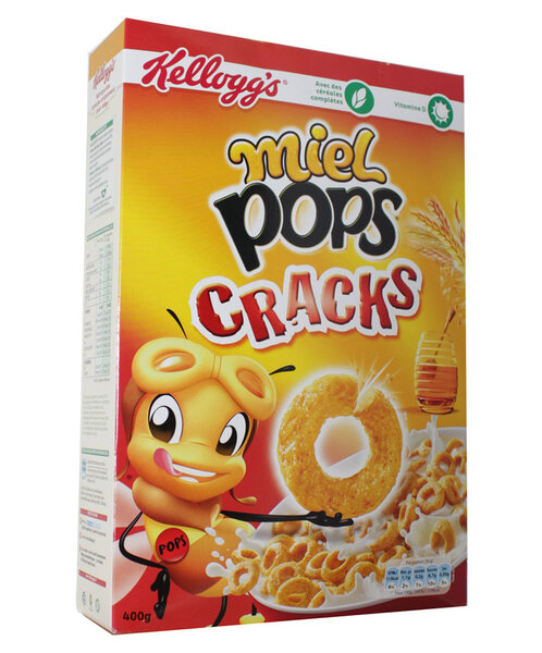 Kellogg's Kellogg’s Miel Pops Cracks 400g (lot de 3)