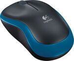 Souris sans fil Logitech M185 (Bleu/Noir)