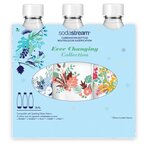 SODASTREAM Pack de 3 bouteilles de gazéification grand modele Winter flower