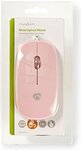 Souris filaire Nedis (Rose)