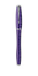 PARKER Urban Premium - Stylo Roller, "Améthyst pearl", Pointe Fine, attributs Chromés, Recharge Noire