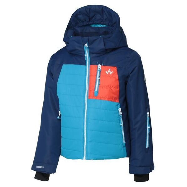 WANABEE Blouson de ski JR CYRO 200 JKT - Enfant - Bleu Marine