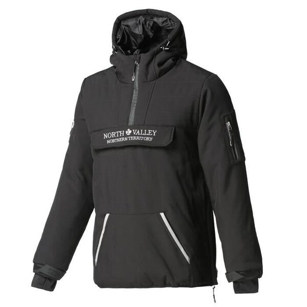 NORTHVALLEY Veste Pop Over en Softshell - Homme - Noir