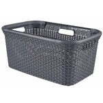 Curver Ensemble de paniers à linge 2 pcs Style 45 L Anthracite
