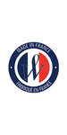 WATERMAN Exception stylo roller fin, bleu, attributs plaqué argent, recharge noire F, en écrin