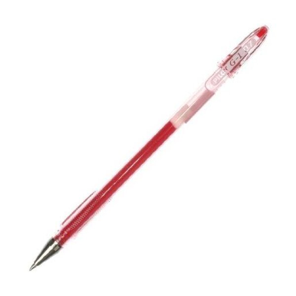 Stylo à bille G1-07 pointe moyenne encre gel rouge PILOT